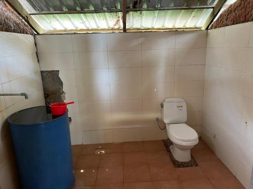 Koupelna v ubytování Naks Shack