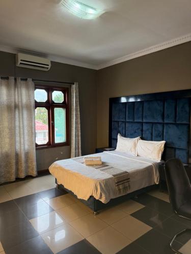 Postel nebo postele na pokoji v ubytování ACOMODAÇOES Tr