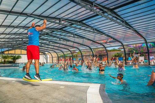 Gæster der bor på Camping 4 étoiles - Parc aquatique - ccadfdf