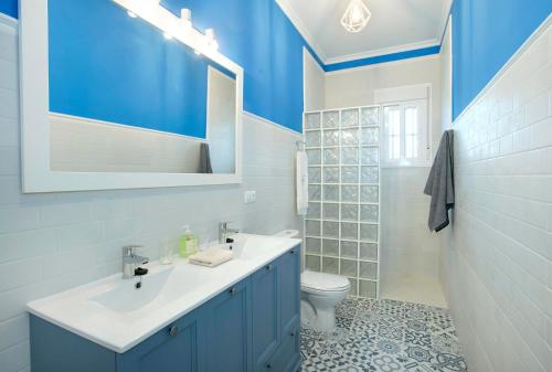 Et badeværelse på Rancho Nicolás