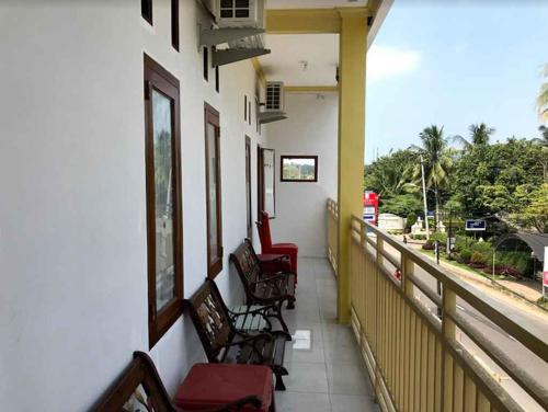 Balkón nebo terasa v ubytování Penginapan Dillah HO