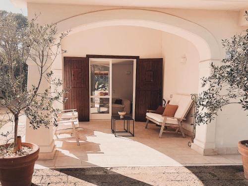 Posezení v ubytování Villa Kalimera