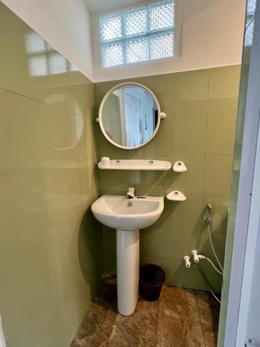 Koupelna v ubytování City View Apartment