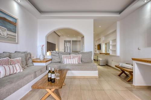 Χώρος καθιστικού στο Splendour Hotel and Suites