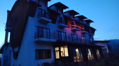 Bygningen som pensionatet ligger i