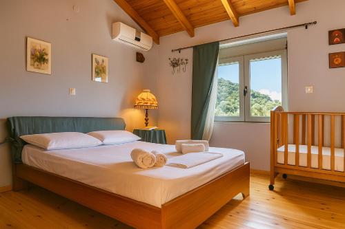 Postel nebo postele na pokoji v ubytování Viva Elafonisi - Studios or Apartment, 10min to Elafonissi