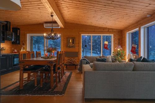 Et opholdsområde på Santa's Aurora Observatory