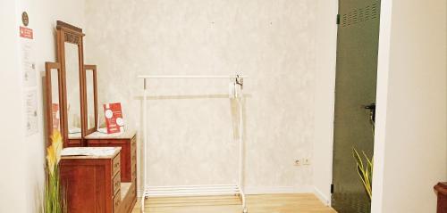 Koupelna v ubytování Studio Bom Braga