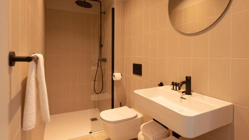 Ένα μπάνιο στο Boutique Hotel Kint