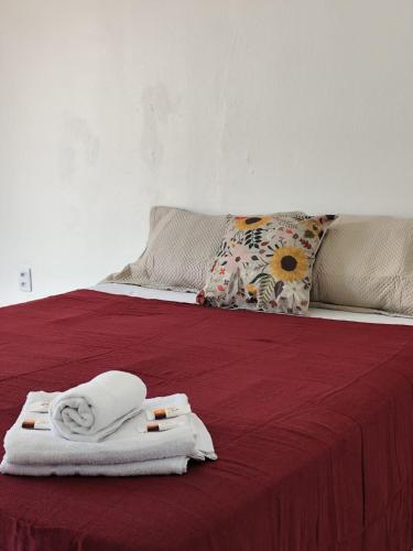 Postel nebo postele na pokoji v ubytování Villa Broadway Canoa Quebrada