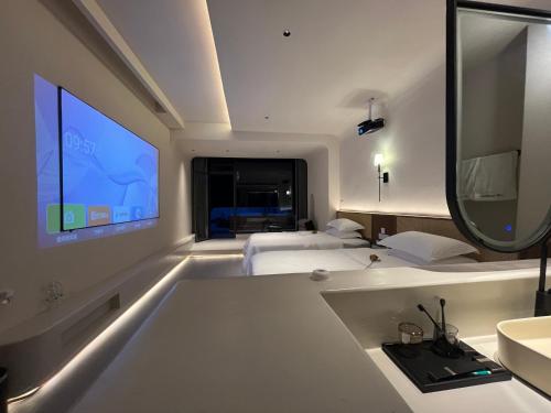 Ένα μπάνιο στο Nature Eco Designer Hotel