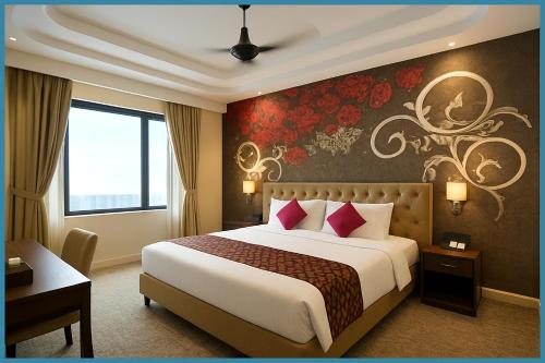 Postel nebo postele na pokoji v ubytování Baliapanda Road Arpana JK Palace Inn # Parking # Wifi - Fully Air Conditioning Room- Prime Location Best Hotel