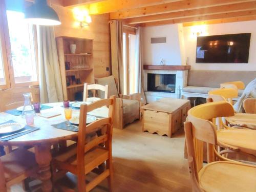 Charmant chalet à Isola 2000 avec cheminée - FR-1-292-224