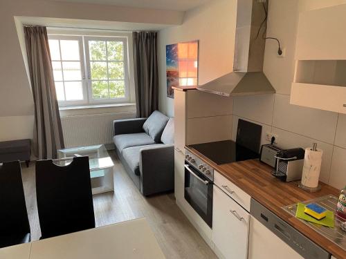 Köök või kööginurk majutusasutuses Seaside-Amrum-12