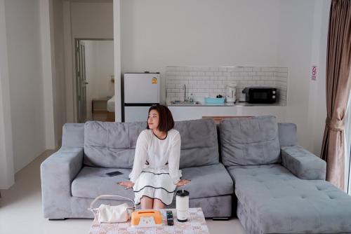 Posezení v ubytování Le poulet poolvilla khanom