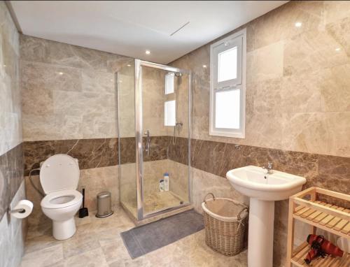 Koupelna v ubytování Casa Maria Luisa