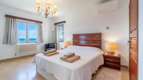 Postel nebo postele na pokoji v ubytování Can Ferrando - Es Pontàs