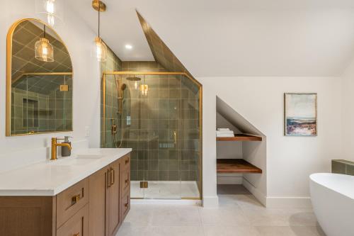 Ένα μπάνιο στο Chalet 24 Chemin des Skieurs