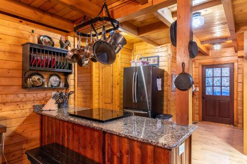 Koupelna v ubytování 2 Cubs Cabin