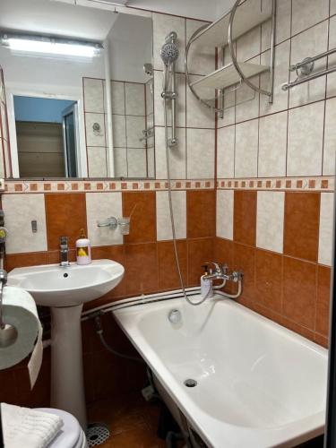 Vannituba majutusasutuses Alexia Residence Craiova