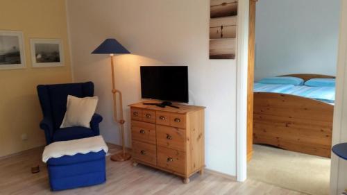 Postel nebo postele na pokoji v ubytování Ferienwohnung Ilka