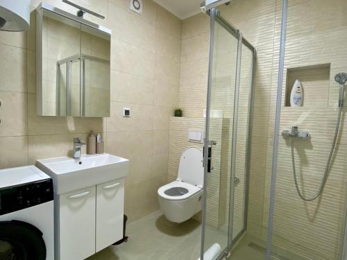 Ένα μπάνιο στο FILIP Lux Apartman sa garažom