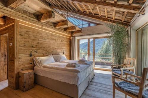 Ένα ή περισσότερα κρεβάτια σε δωμάτιο στο Casa Can Serraima