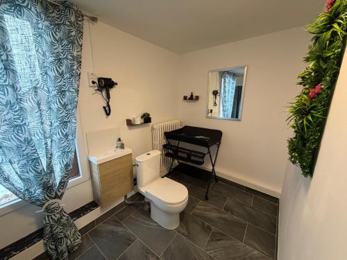 Koupelna v ubytování Le Cheval d'argent