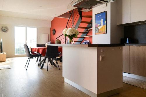spacieux appartement - vue sur chenal - 6 personnes