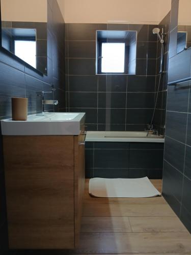 Koupelna v ubytování Maison Gohora Dago