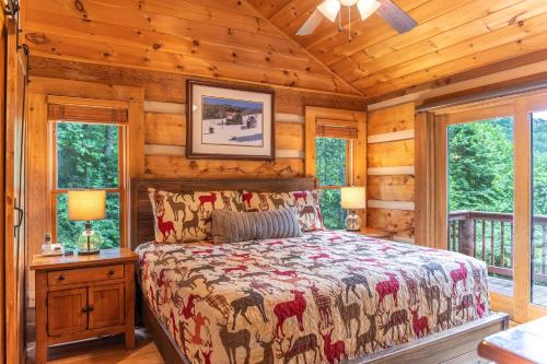 Ένα ή περισσότερα κρεβάτια σε δωμάτιο στο MountainTime