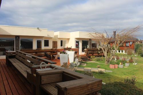 Cabañas Rincon Australにある庭