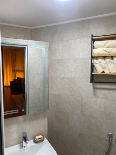 Et badeværelse på Staša Apartmani