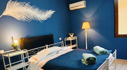 Een bed of bedden in een kamer bij B&B Franciacorta