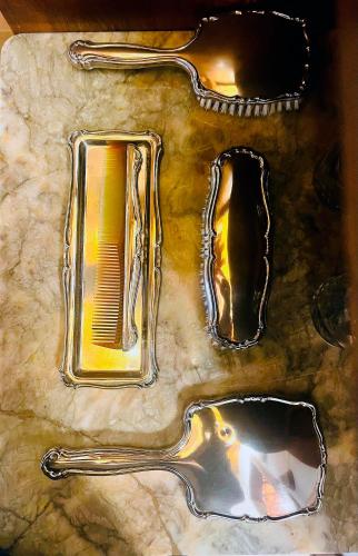 a group of silverware sitting on top of a table at BocallenaRural LASTRAS DE CUELLAR in Lastras de Cuéllar