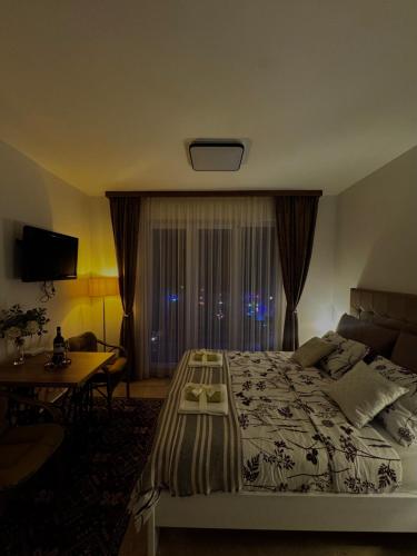 Ένα ή περισσότερα κρεβάτια σε δωμάτιο στο Apartment Rosa Brandis