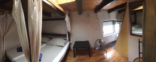 Ένα ή περισσότερα κρεβάτια σε δωμάτιο στο Sommersprosse Terase