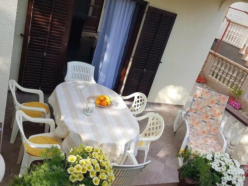 Istumisnurk majutusasutuses Komfortable Wohnung In Der Nähe Des Sandstrandes