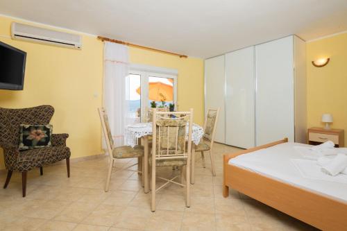 Voodi või voodid majutusasutuse Panoramare toas