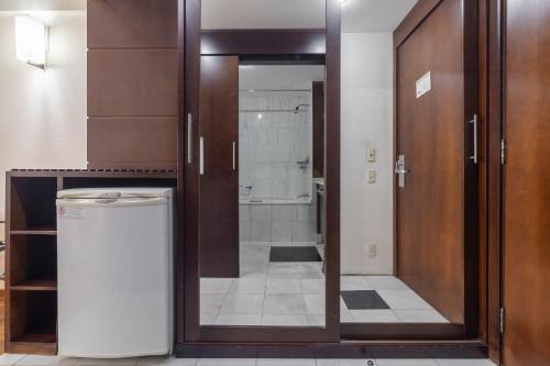 Koupelna v ubytování Akile LEONCIO