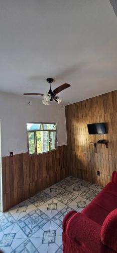 Posezení v ubytování casa da Cilene