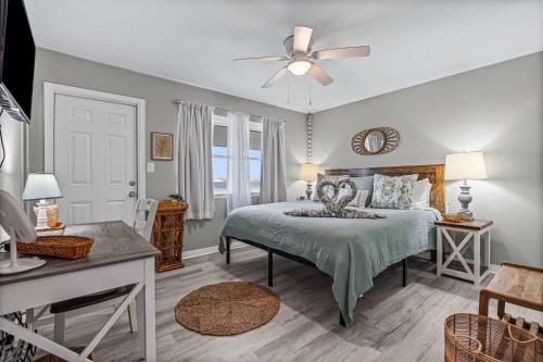 Postel nebo postele na pokoji v ubytování Palm & Pearl