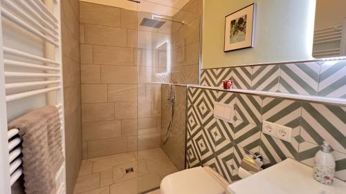 Koupelna v ubytování Apartment Marktgeflüster