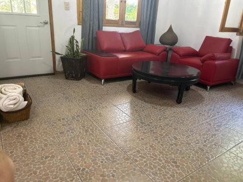 Posezení v ubytování Casa Mila