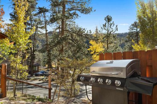 Grillfaciliteterne i feriehuset som gæsterne kan bruge