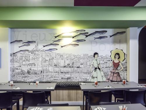 Restaurace v ubytování ibis Styles Marseille Vieux Port