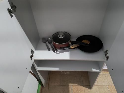 Kuchyň nebo kuchyňský kout v ubytování Juacema