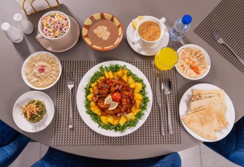 Comida en el hotel o alrededores