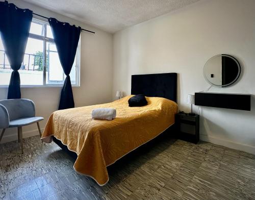 Voodi või voodid majutusasutuse DCalli Next to the Alameda, terrace and confort toas