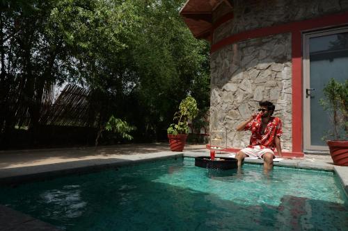 Πισίνα στο ή κοντά στο Neem Sarai Sariska